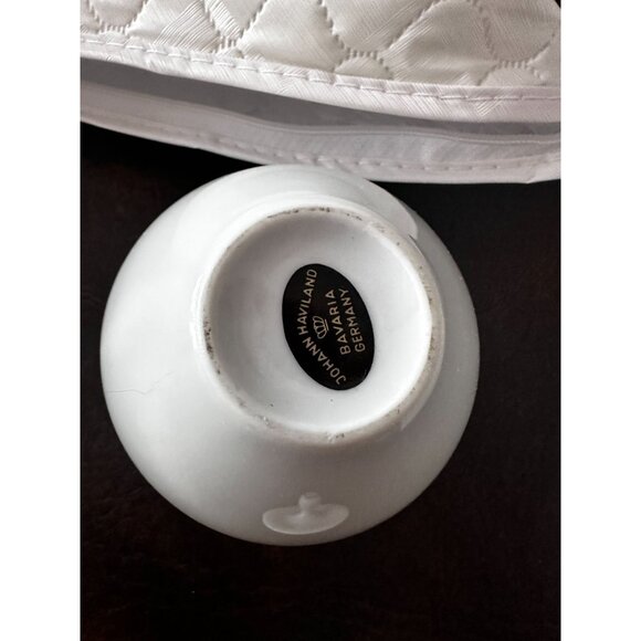 JOHANN HAVILAND wedding ring pattern sugar and creamer - Picture 4 of 6